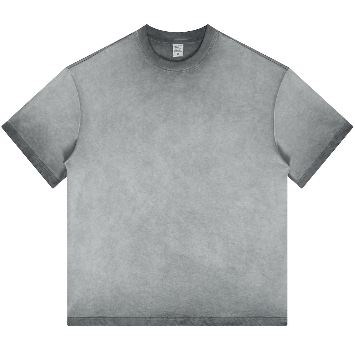 Dopamine Dressing Heavyweight Washed Gradient Stir Fried T-shirt(255GSM)