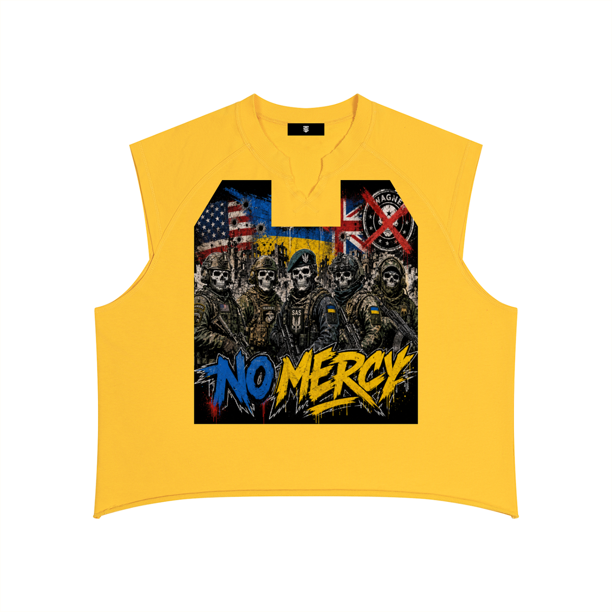 Men’s Boxy Raw Hem Tank Top