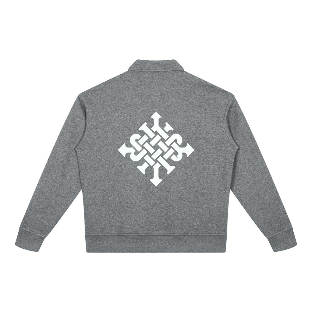 Unisex Boxy Quarter-Zip Sweatshirt