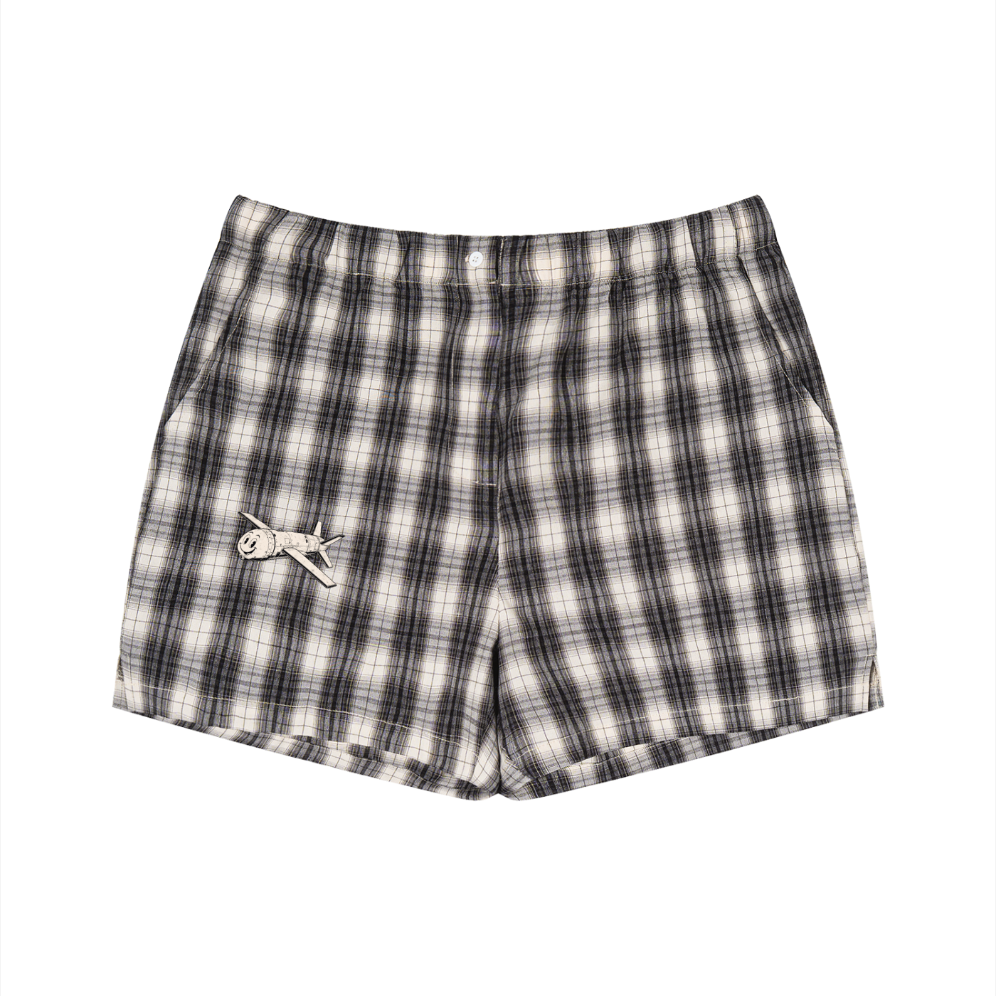 Unisex Plaid Shorts