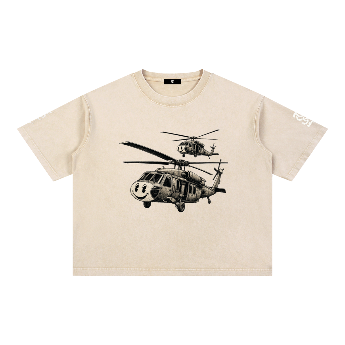 Mineral Wash Boxy Cotton T-Shirt