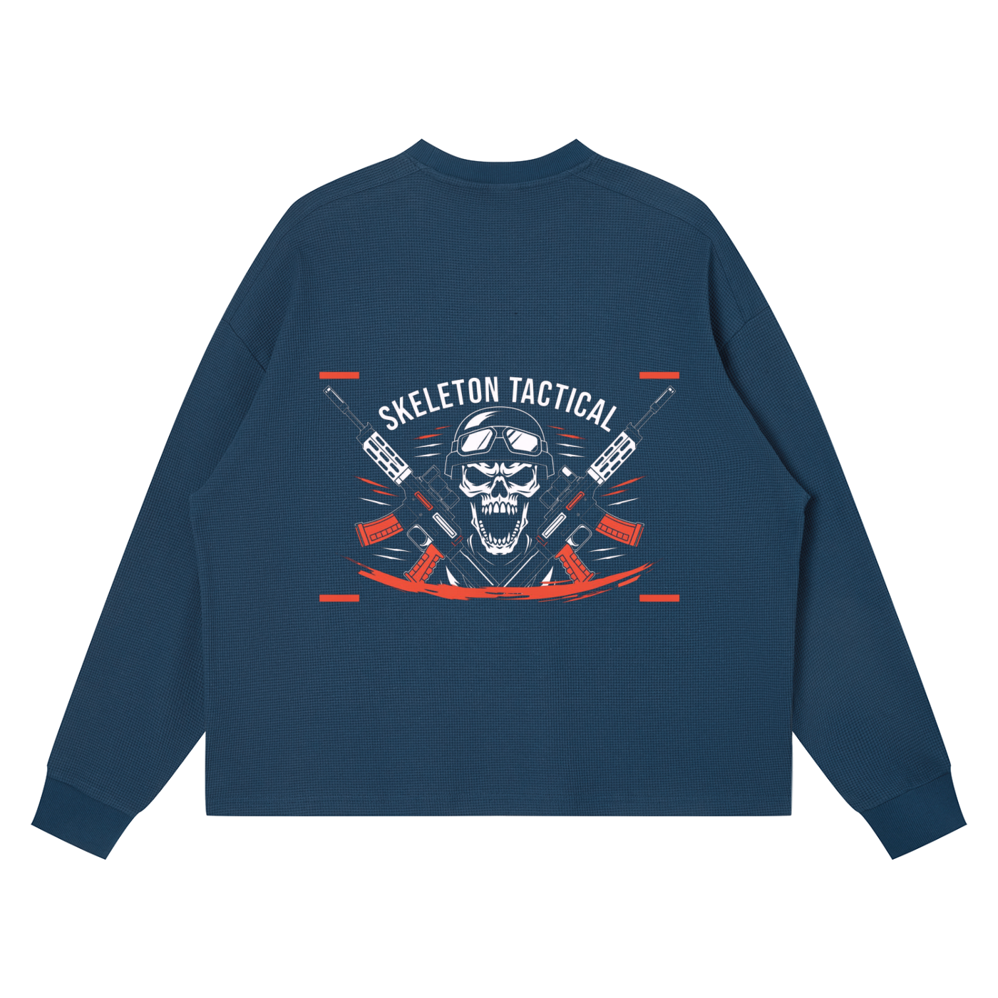 Unisex Waffle Boxy Long Sleeve T-Shirt