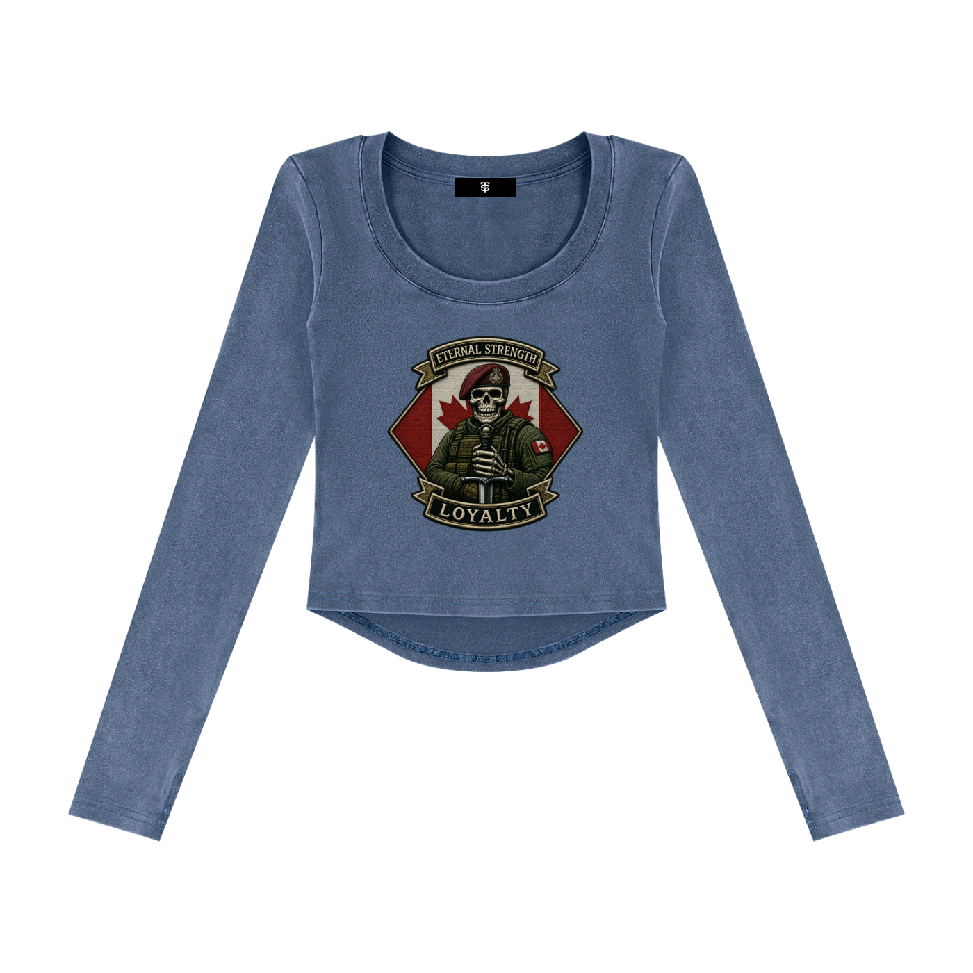 Heros of Canada Women’s Vintage Wash Crop T-Shirt