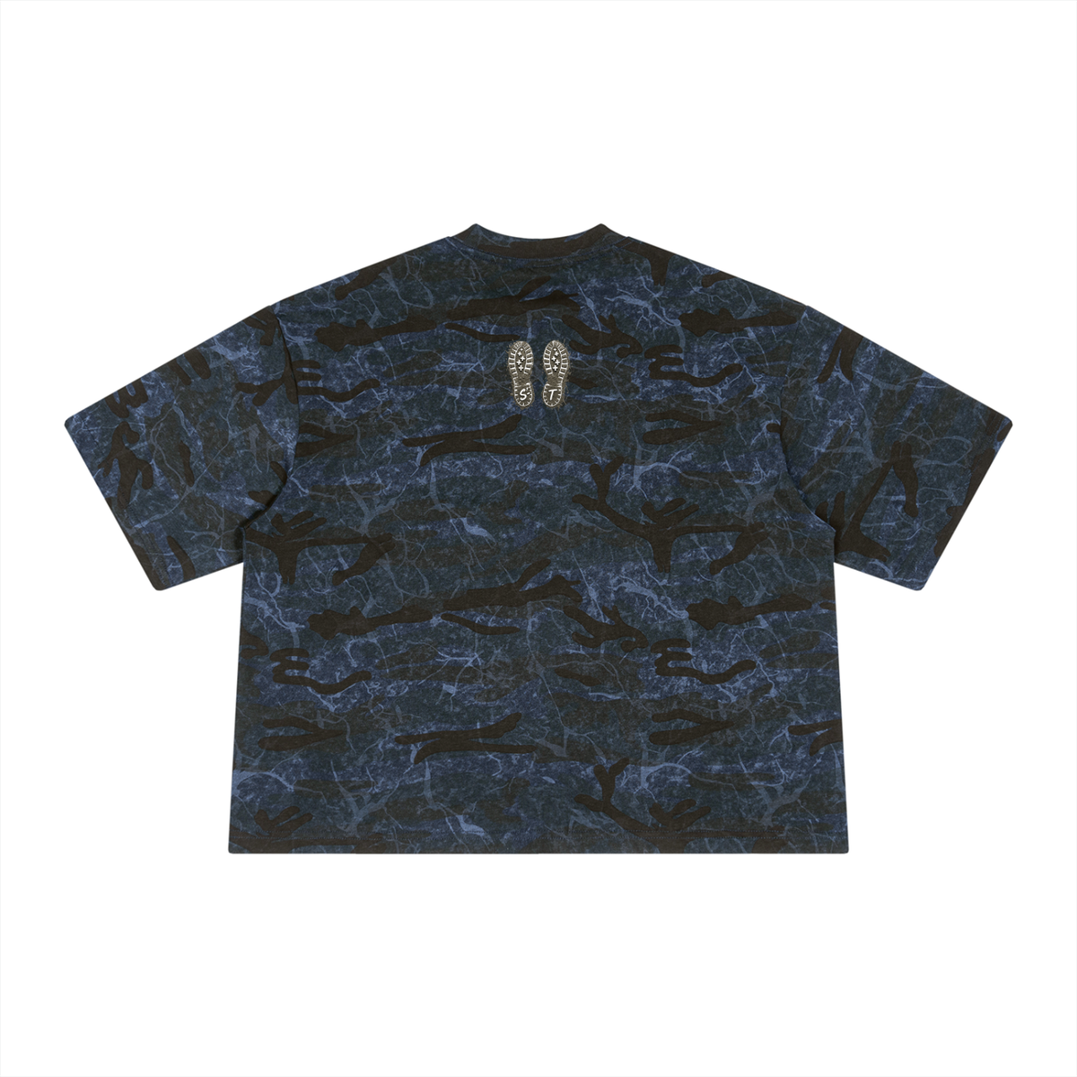 Unisex Boxy Camo Print T-Shirt