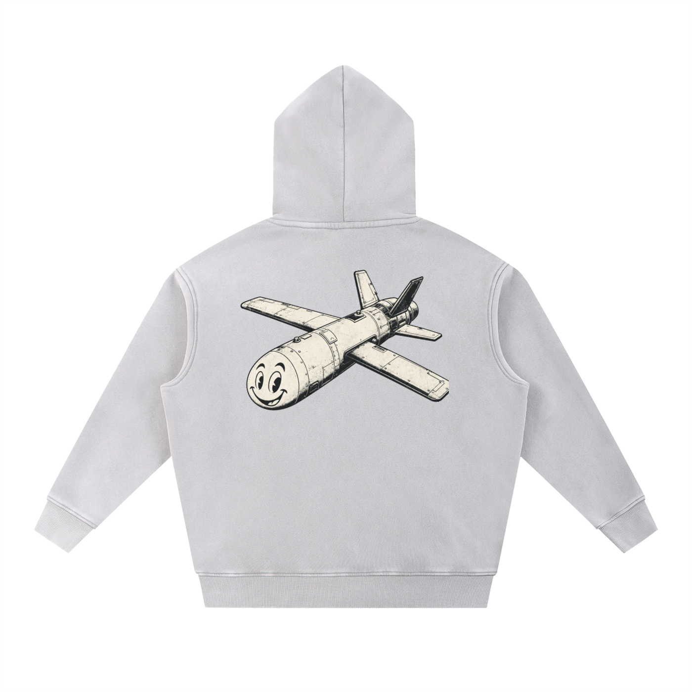 Snow Wash Fleece Oversize Hoodie