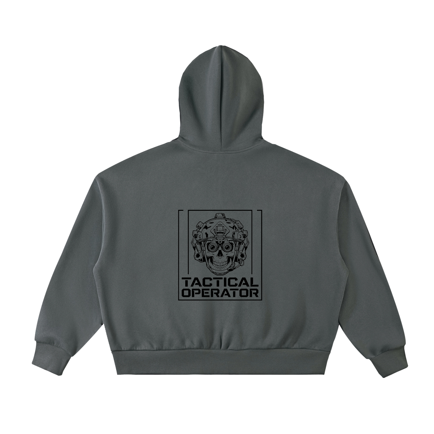 Tac Op Fleeced Full-Zip Boxy Hoodie