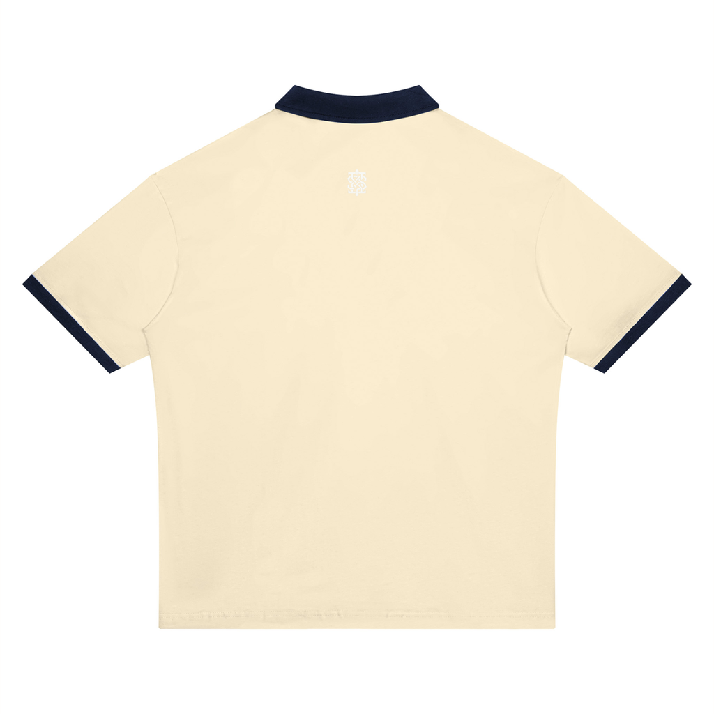 Unisex Color Block Polo Shirt