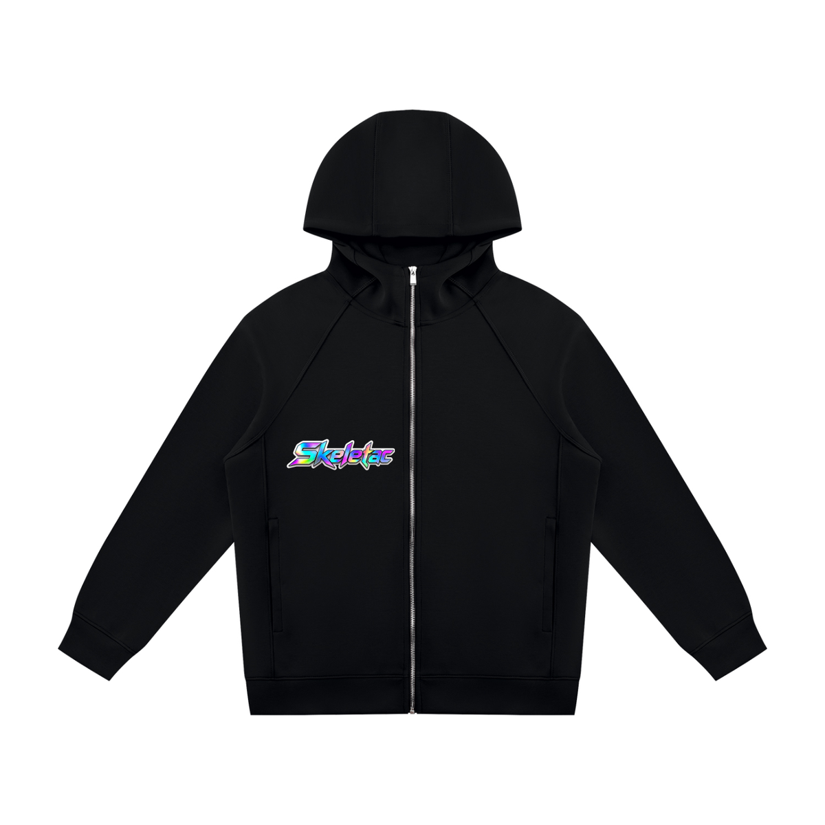 Unisex Raglan Full Zip Hoodie