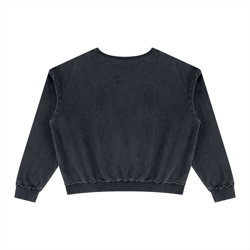 Unisex Raw Edge Crewneck Sweatshirt