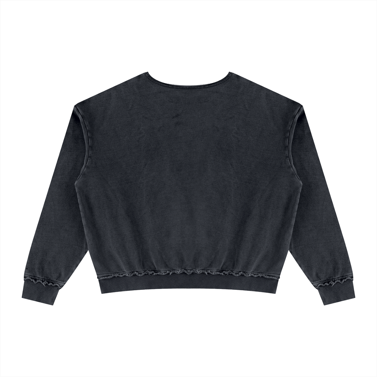 Unisex Raw Edge Crewneck Sweatshirt