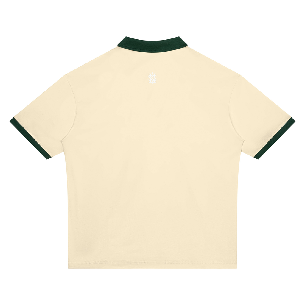 Unisex Color Block Polo Shirt