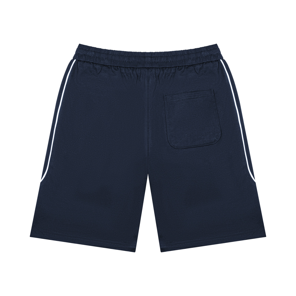 Unisex Piping Color Block Shorts