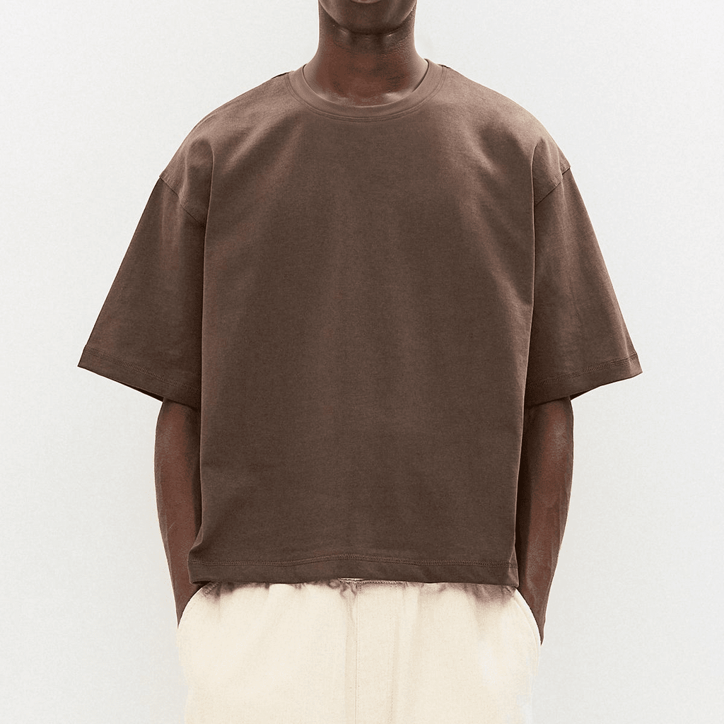 Unisex Heavyweight 100% Combed Cotton Cropped Oversized T-Shirt (250GSM)