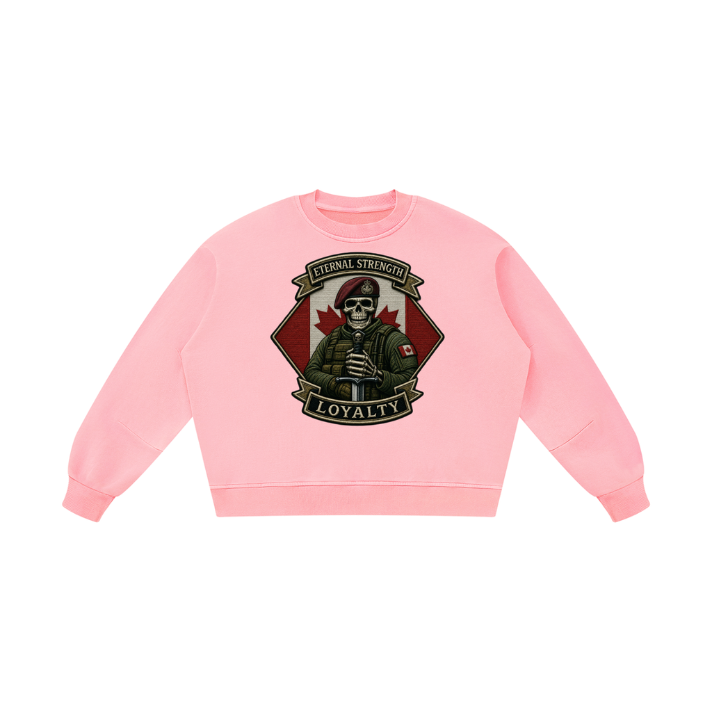 Unisex Boxy Vintage Washed Sweatshirt