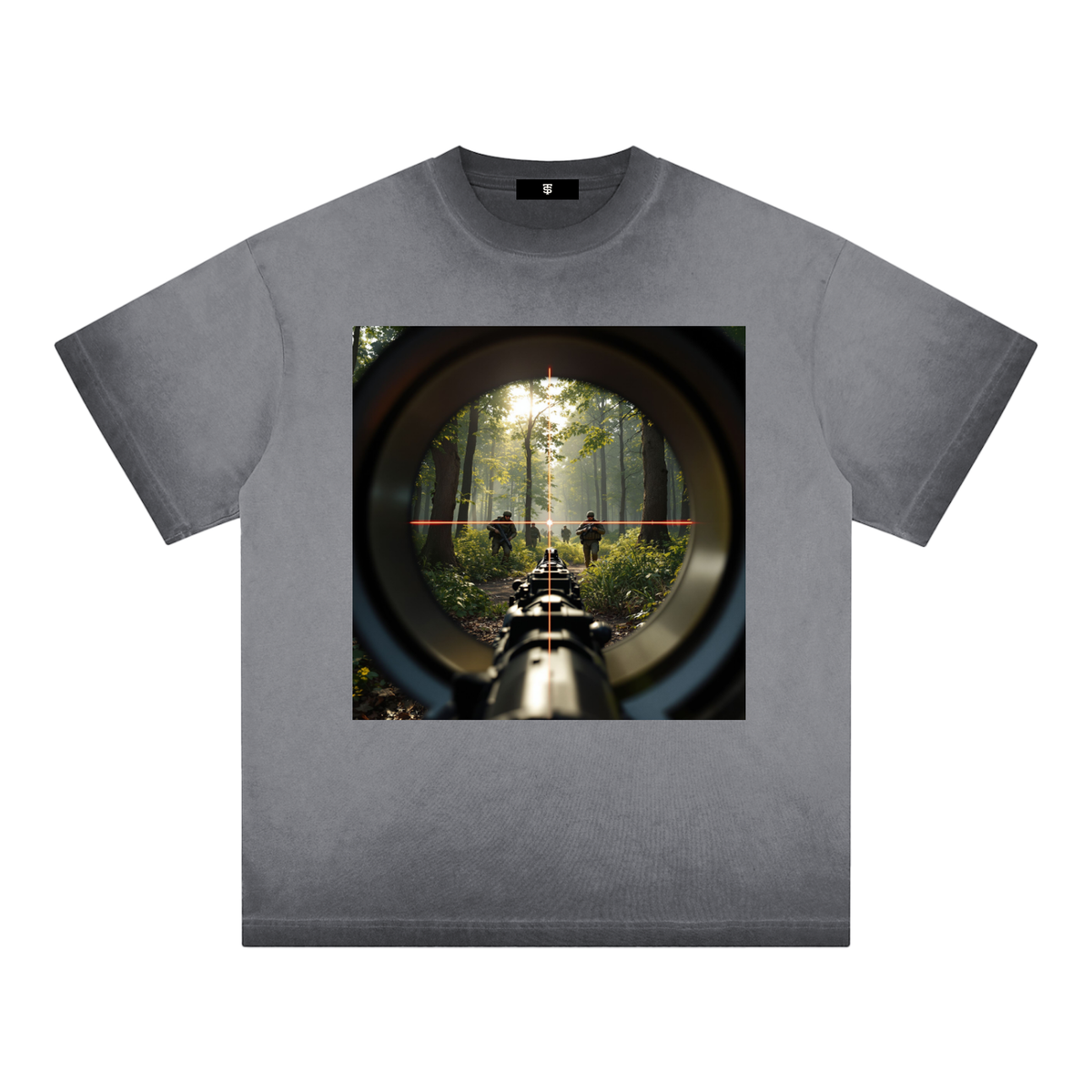 Reverse Dyed Loose Cotton T-Shirt