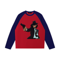 Color-Blocked Raglan Long-Sleeve T-Shirt