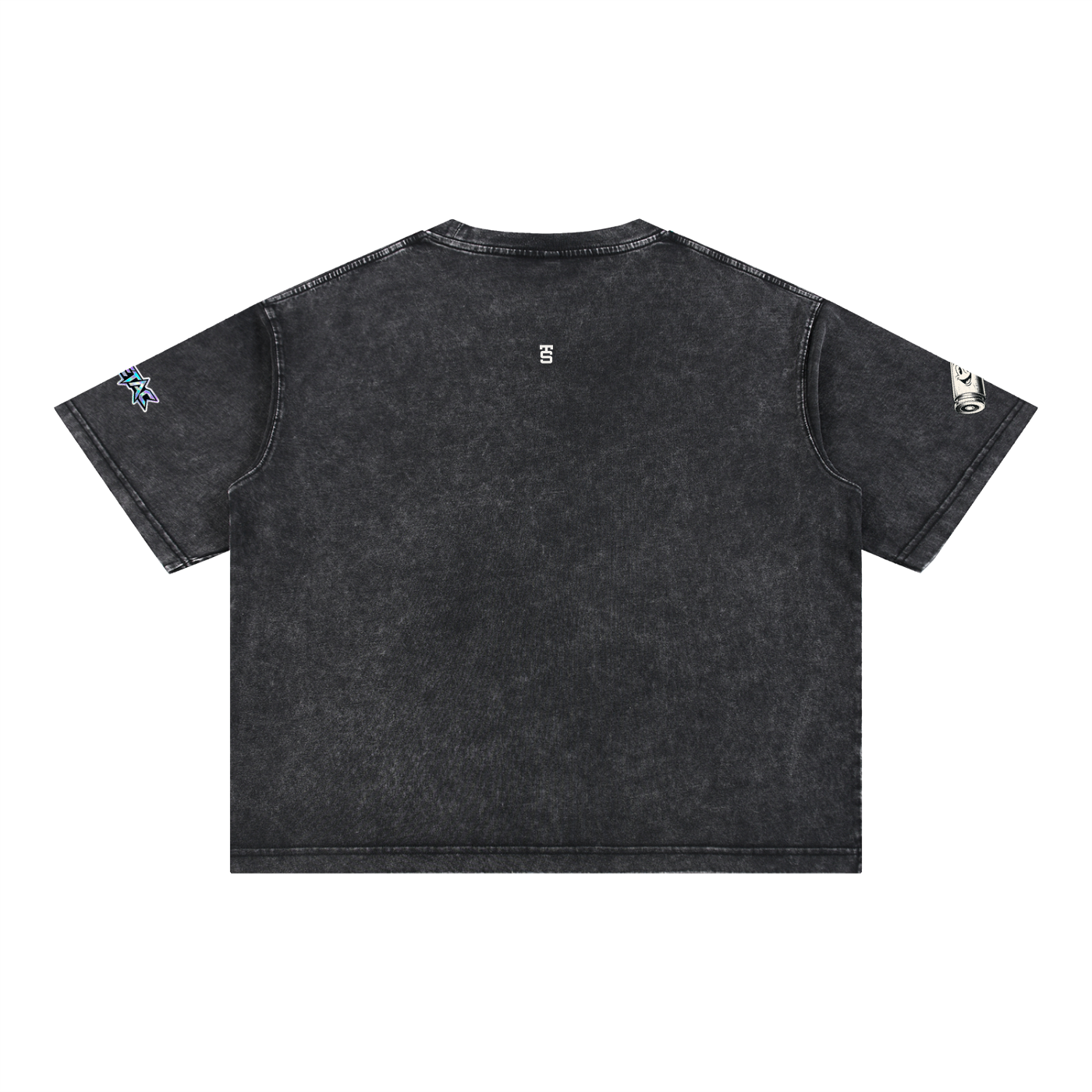 Mineral Wash Boxy Cotton T-Shirt