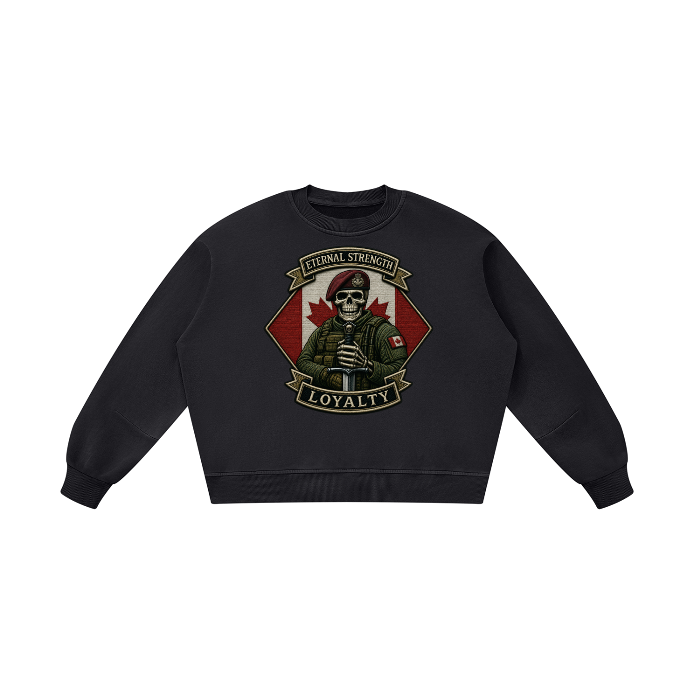 Unisex Boxy Vintage Washed Sweatshirt