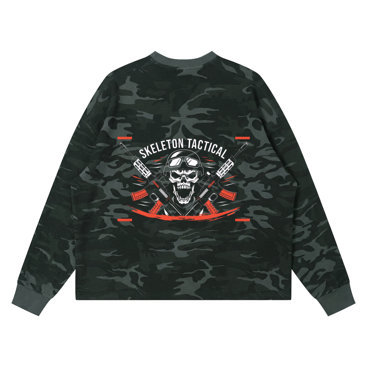 Unisex Waffle Boxy Long Sleeve T-Shirt