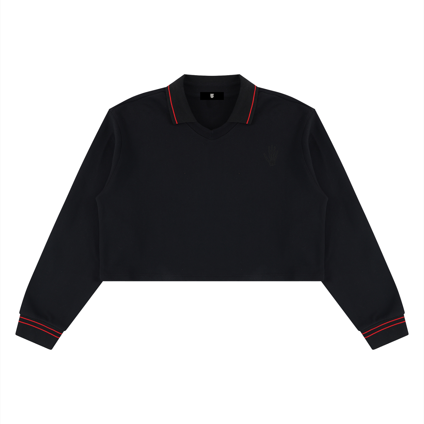 Women’s Crop Collared Sweatshirt