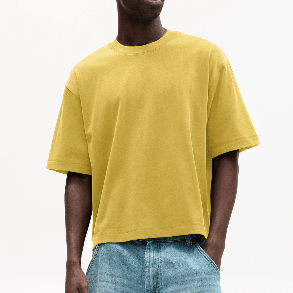 Unisex Heavyweight 100% Combed Cotton Cropped Oversized T-Shirt (250GSM)