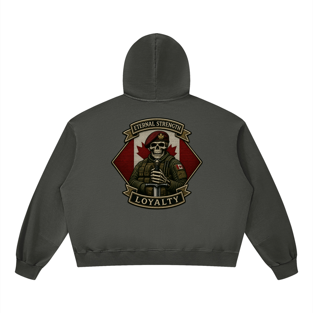 Unisex Boxy Vintage Washed Hoodie