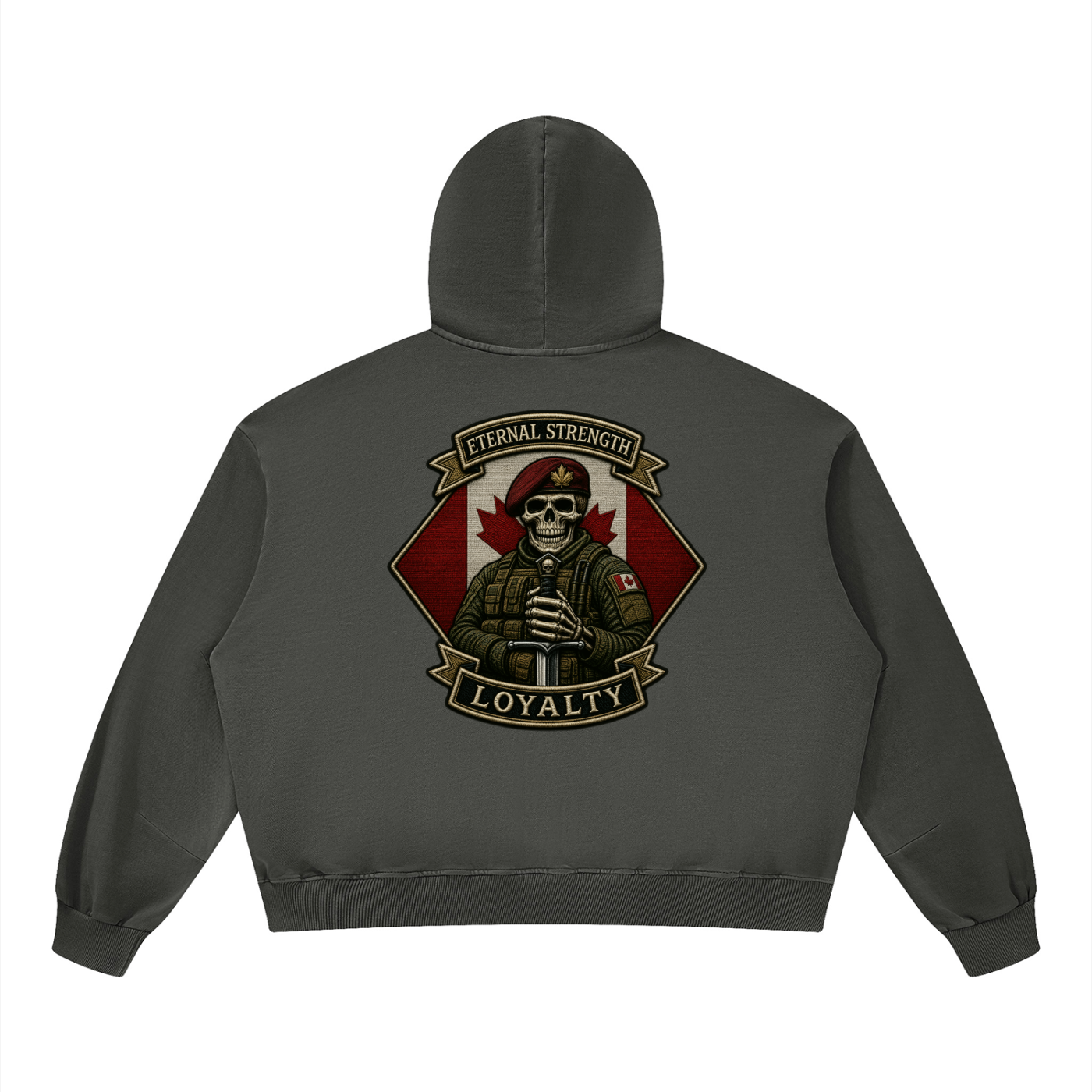 Unisex Boxy Vintage Washed Hoodie