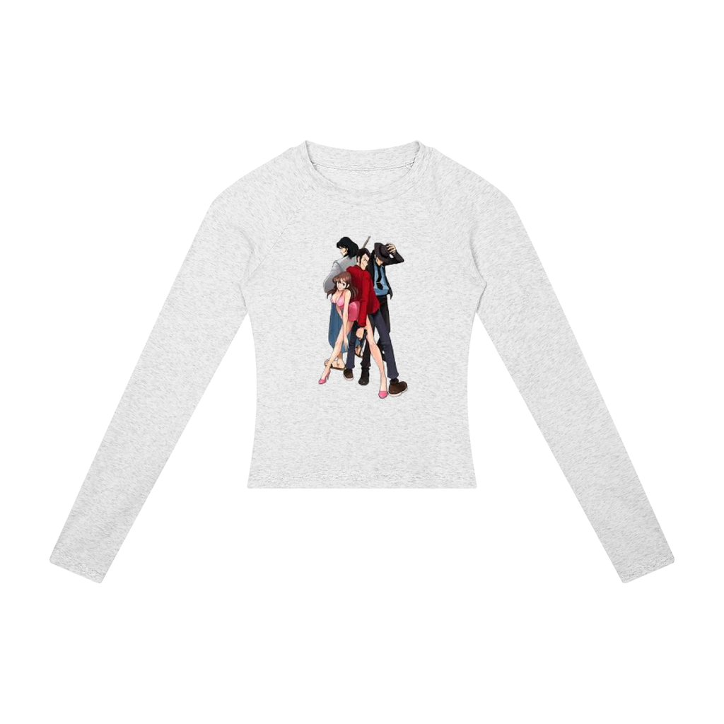 Lupin the IIIrd  - Women’s Slim Raglan Long Sleeve T-Shirt