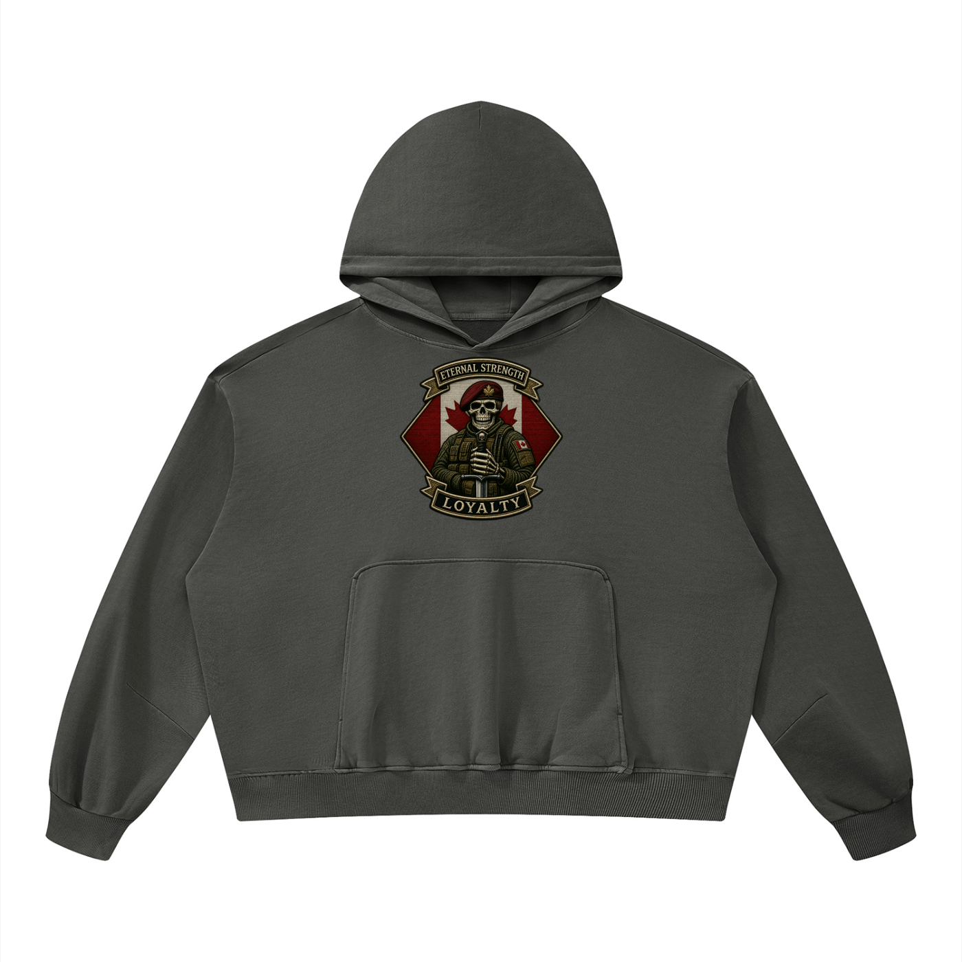 Heros of Canada Boxy Vintage Washed Hoodie