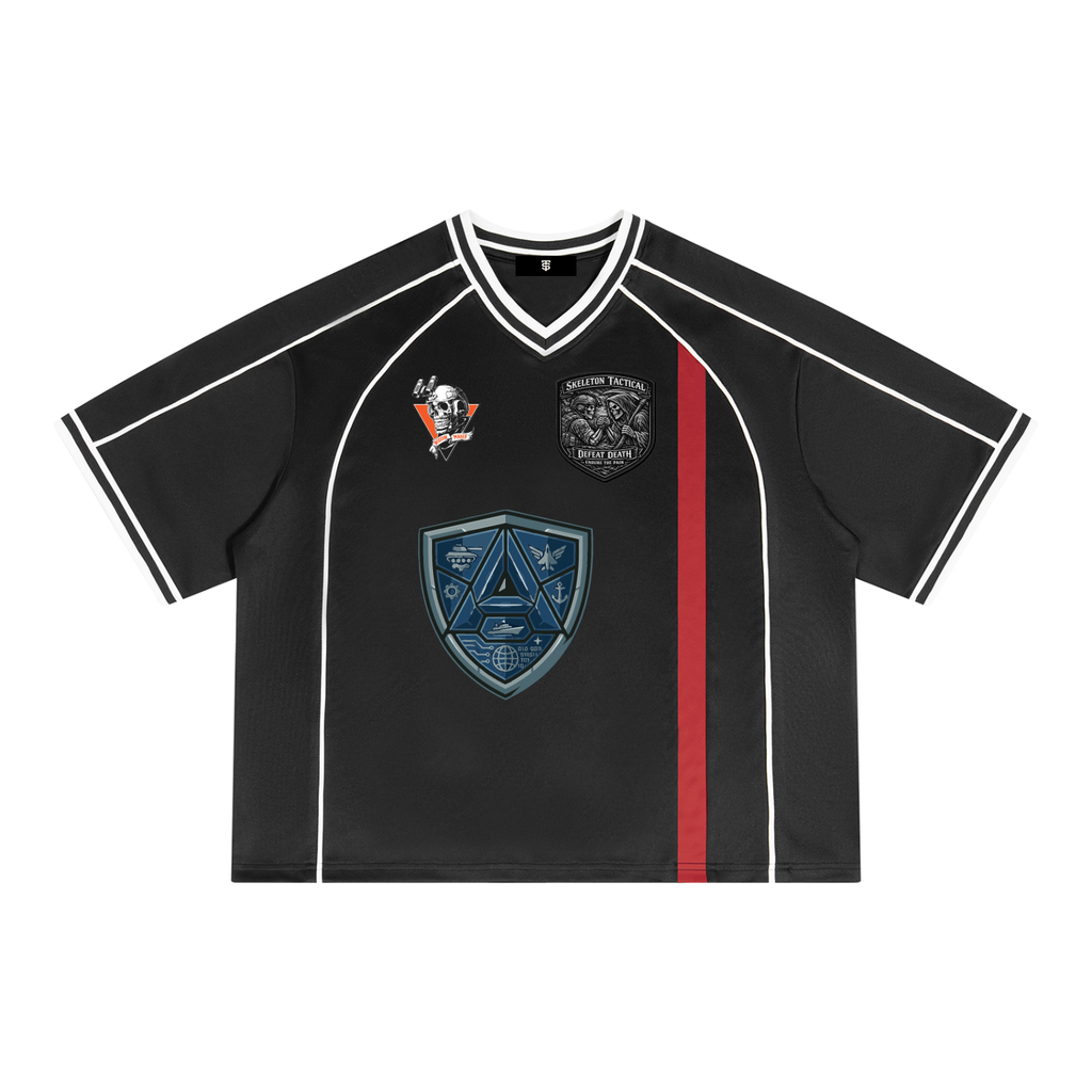 Unisex Boxy V-Neck Soccer Jersey