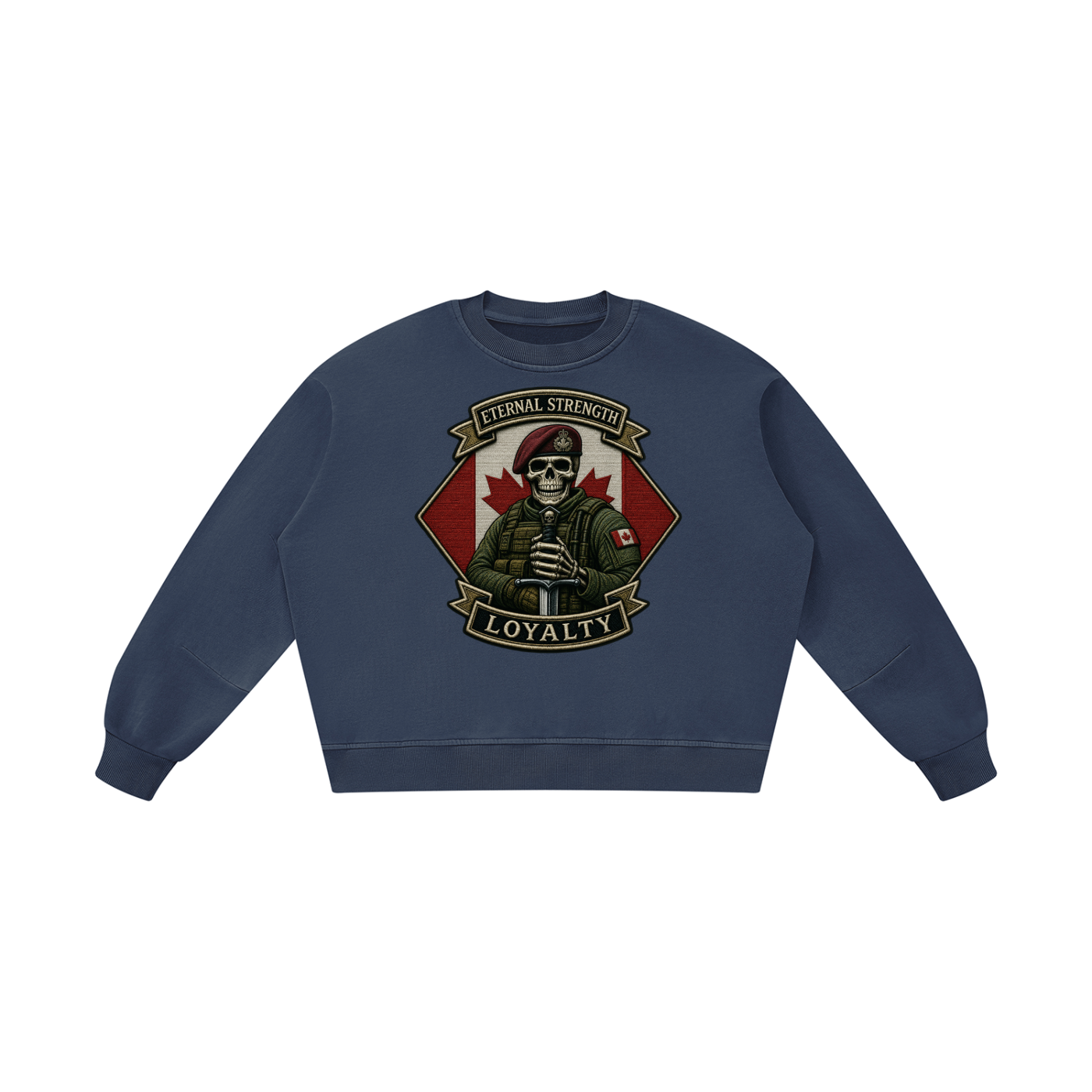 Unisex Boxy Vintage Washed Sweatshirt
