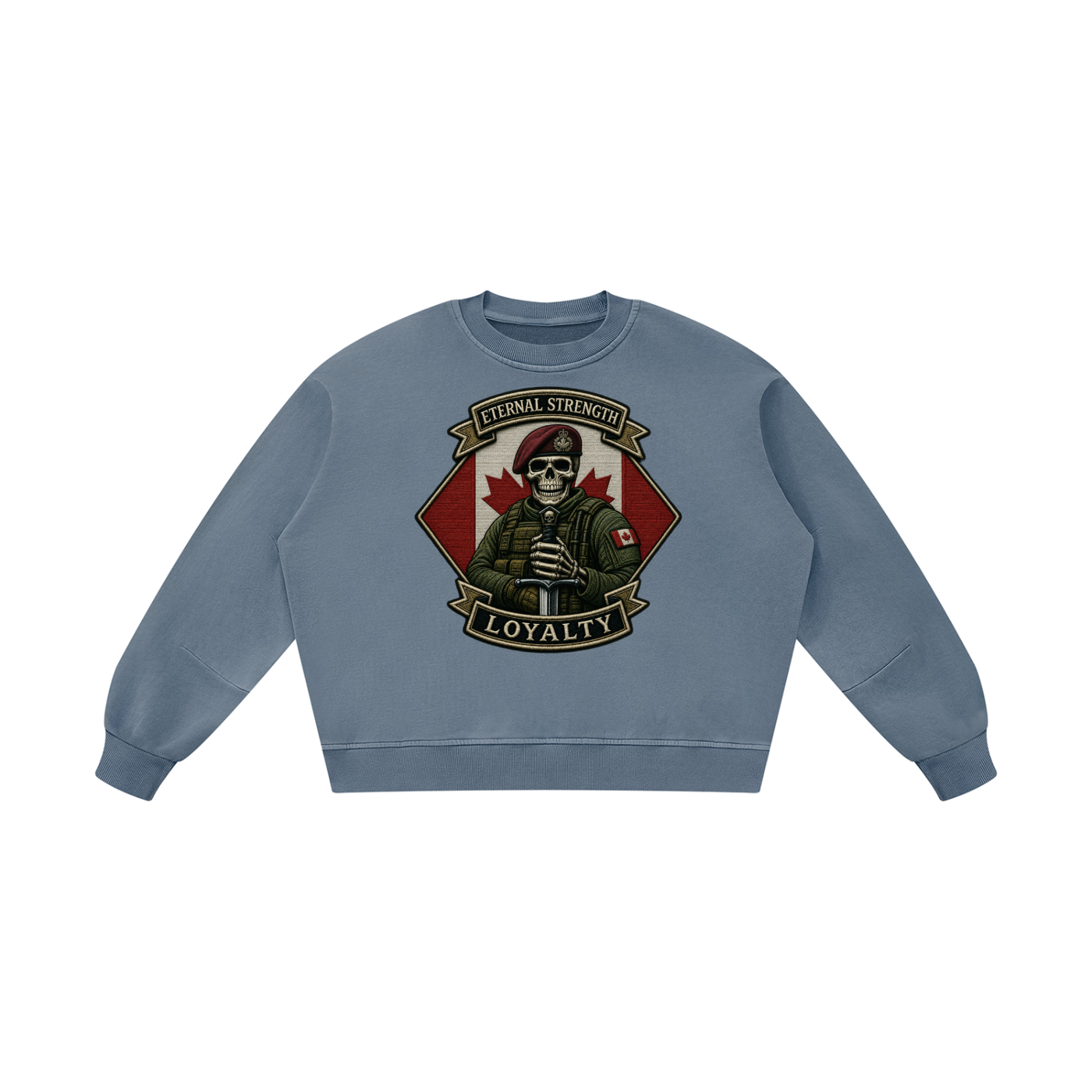 Unisex Boxy Vintage Washed Sweatshirt
