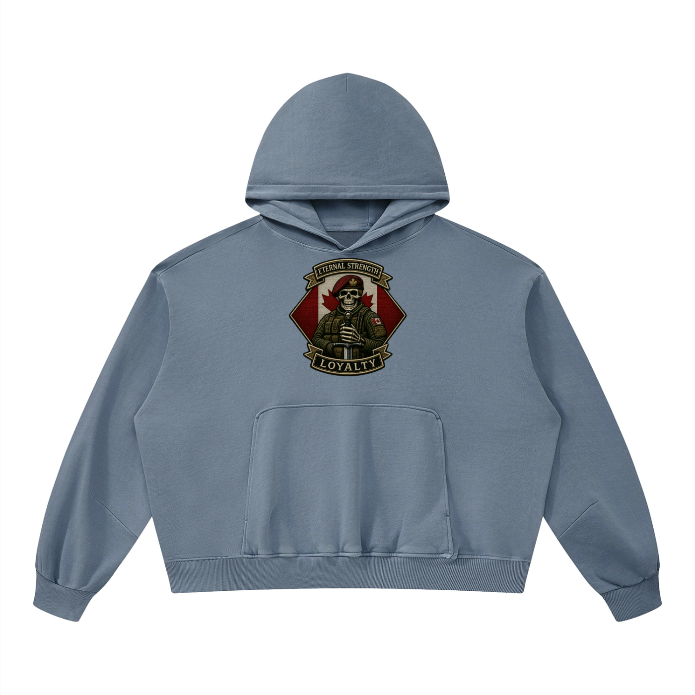 Unisex Boxy Vintage Washed Hoodie