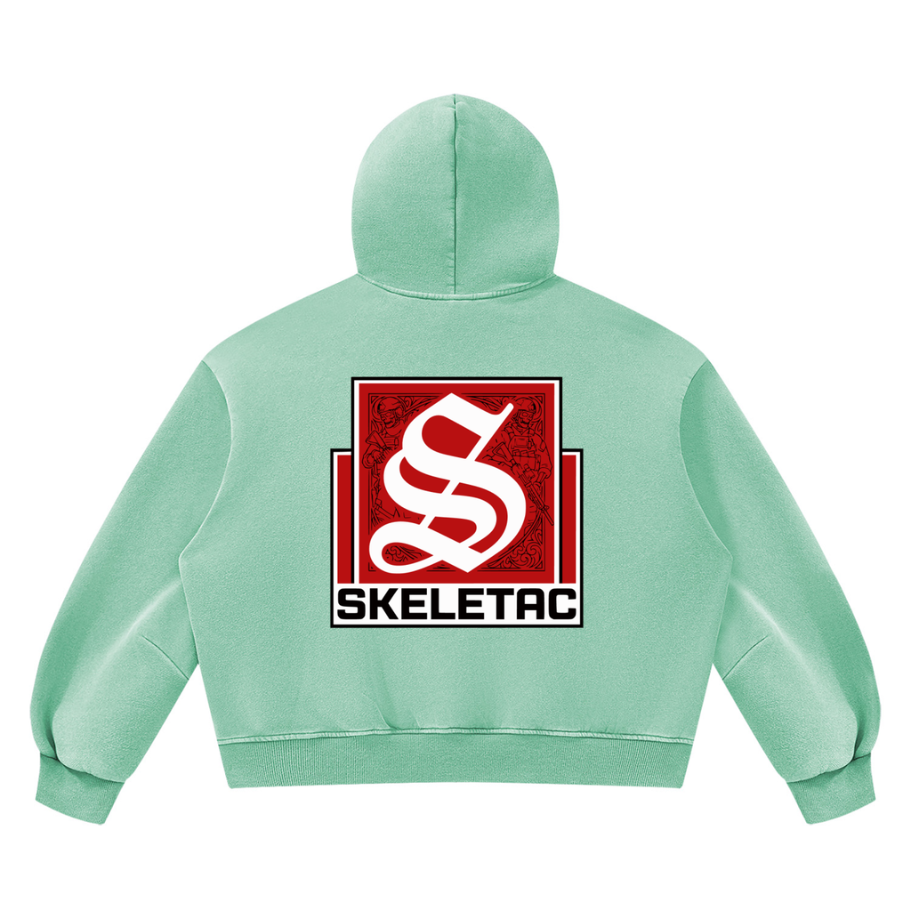 Unisex Vintage Wash Boxy Fleece Hoodie