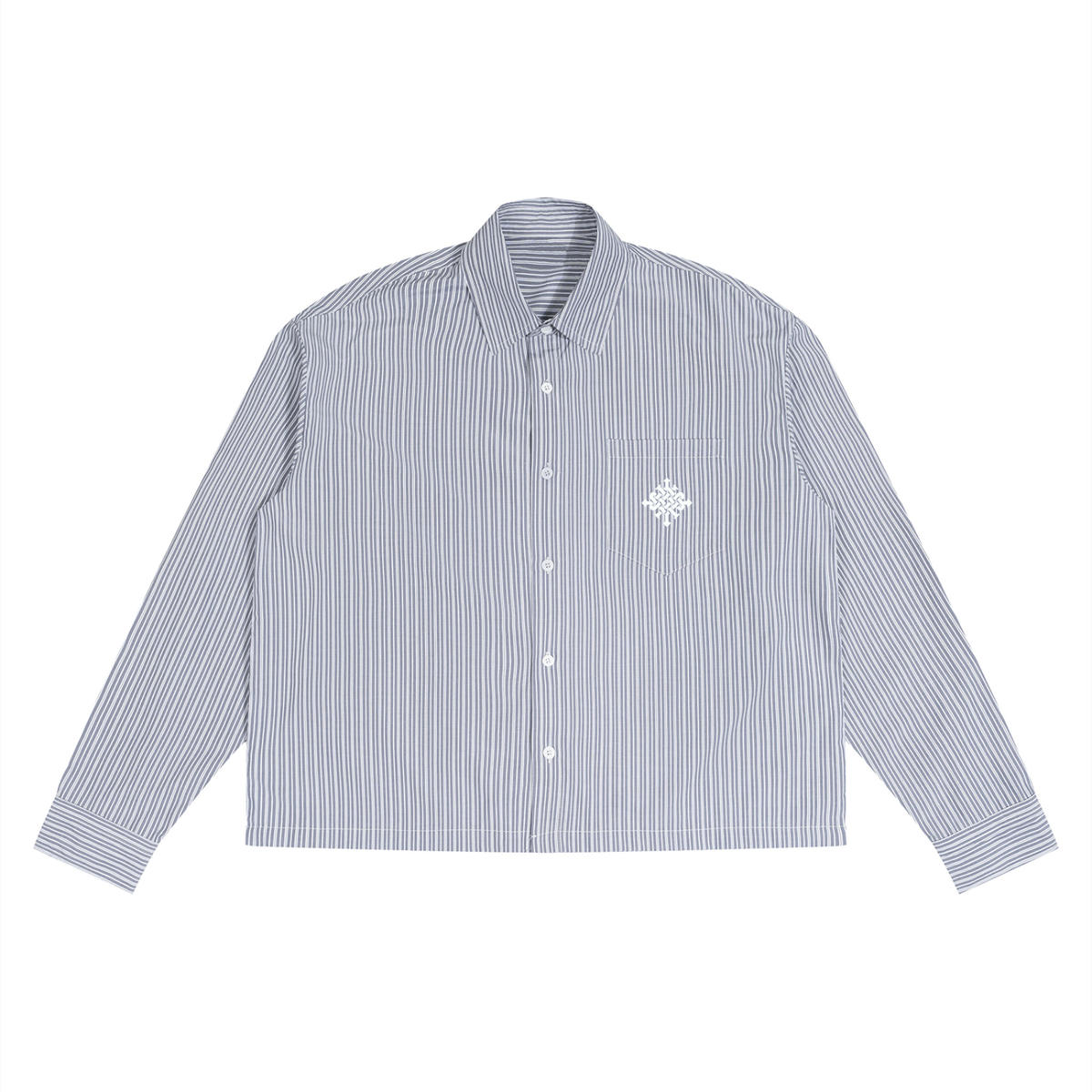 Unisex Boxy Striped Shirt