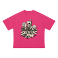 SkeletacX ATHF colabo - Unisex Drop Shoulder Cotton T-Shirt