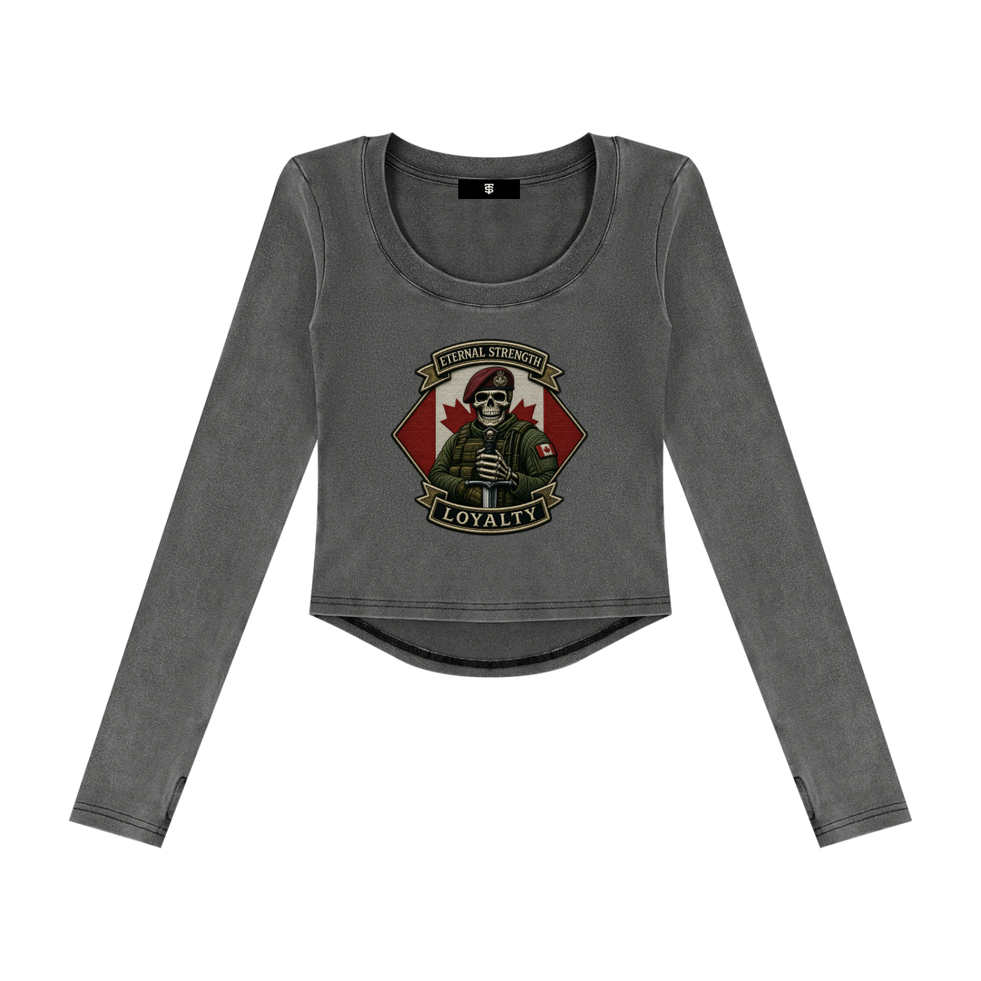 Heros of Canada Women’s Vintage Wash Crop T-Shirt