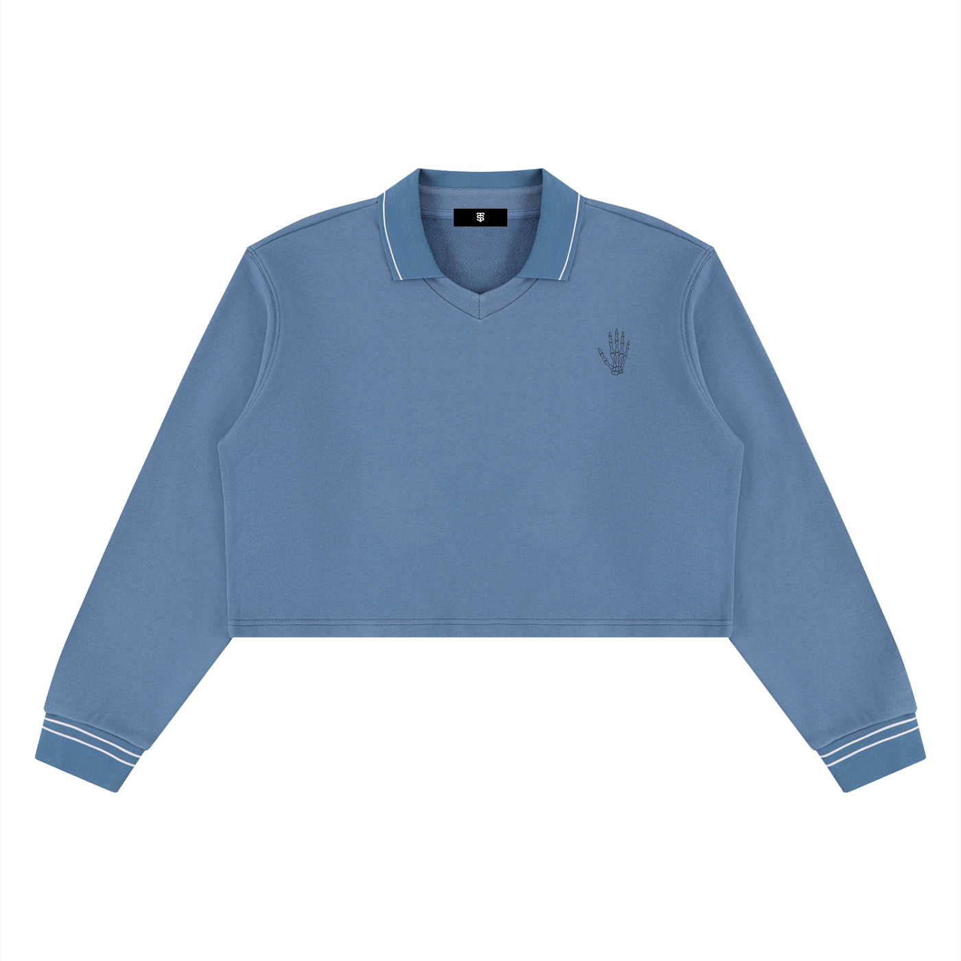 Women’s Crop Collared Sweatshirt
