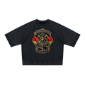Unisex Vintage Wash Boxy Short Sleeve Sweatshirt