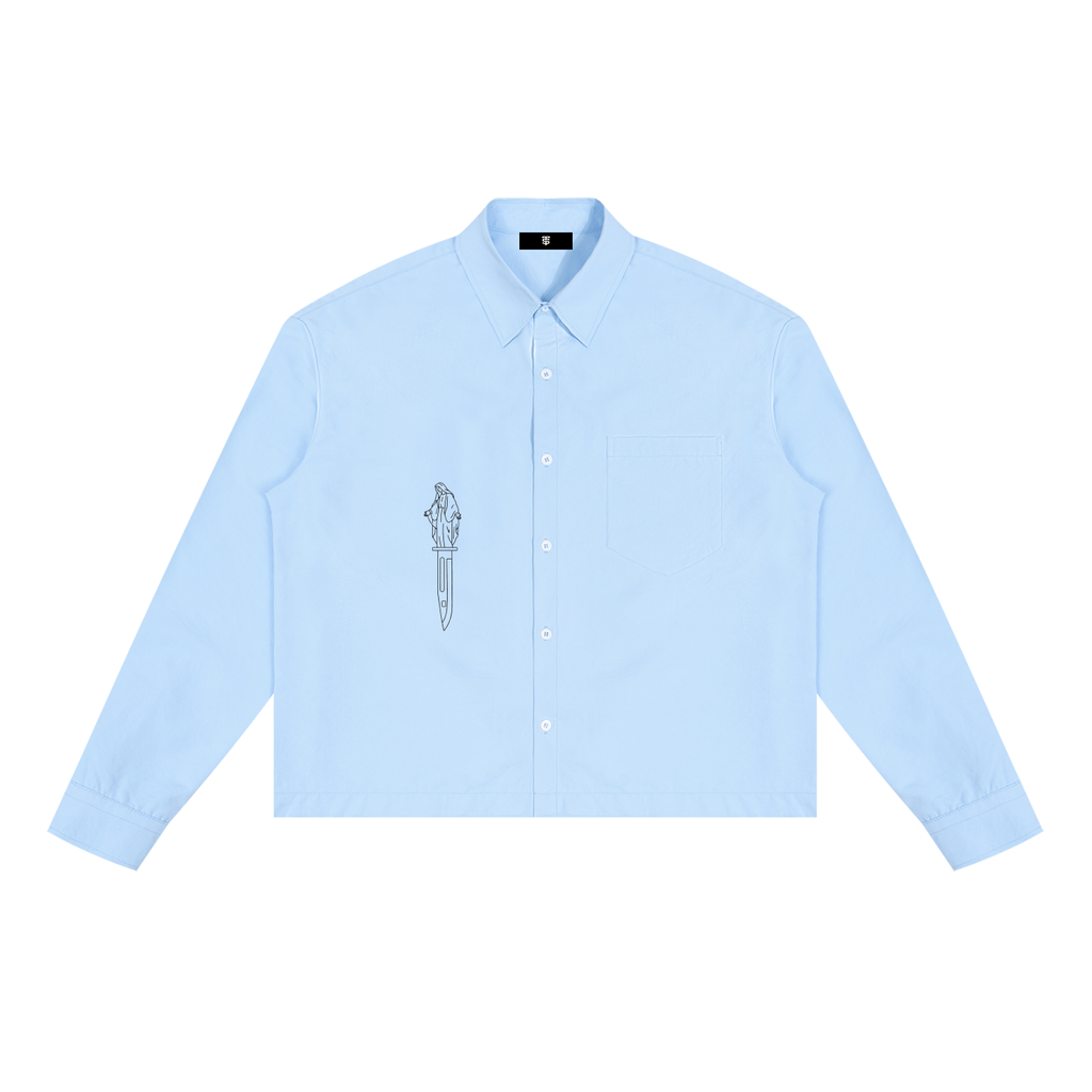 Unisex Boxy Long Sleeve Shirt