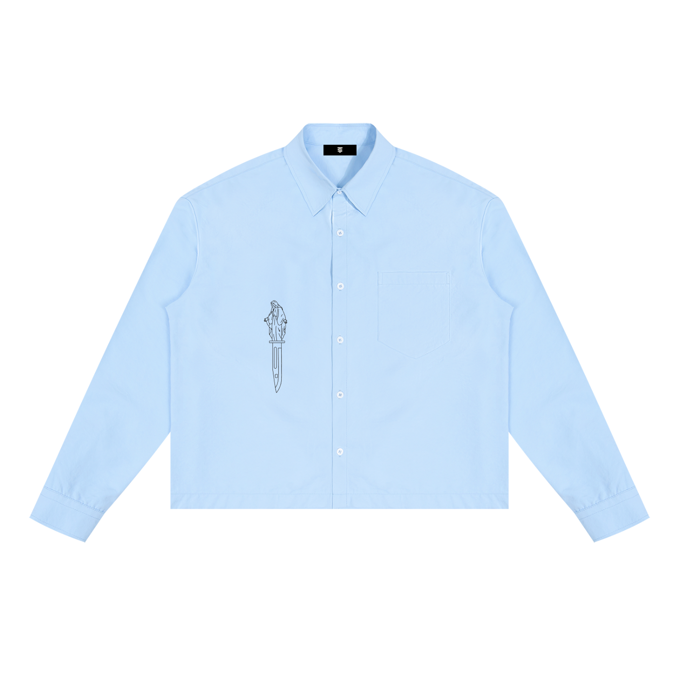 Unisex Boxy Long Sleeve Shirt