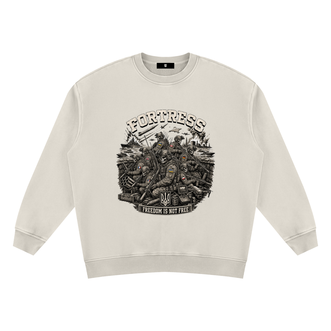 Unisex Vintage Wash Fleece Sweatshirt