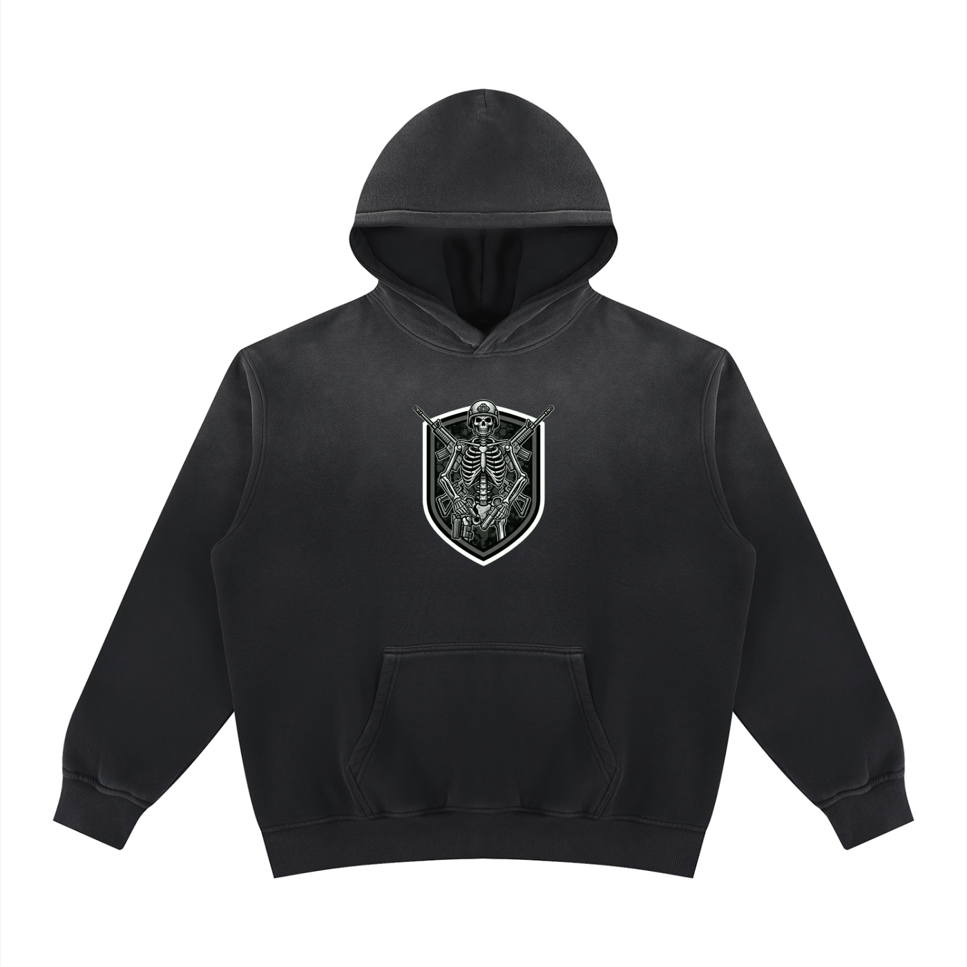 Unisex Vintage Wash Fleece Hoodie