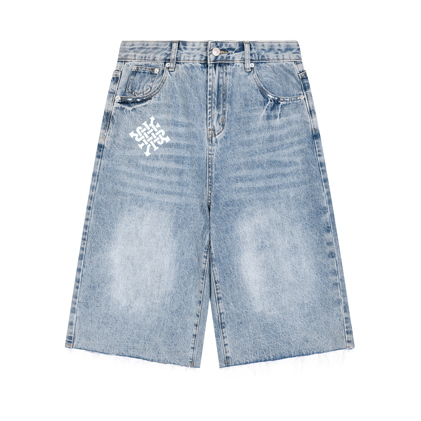 Men’s Vintage Wide Leg Denim Shorts