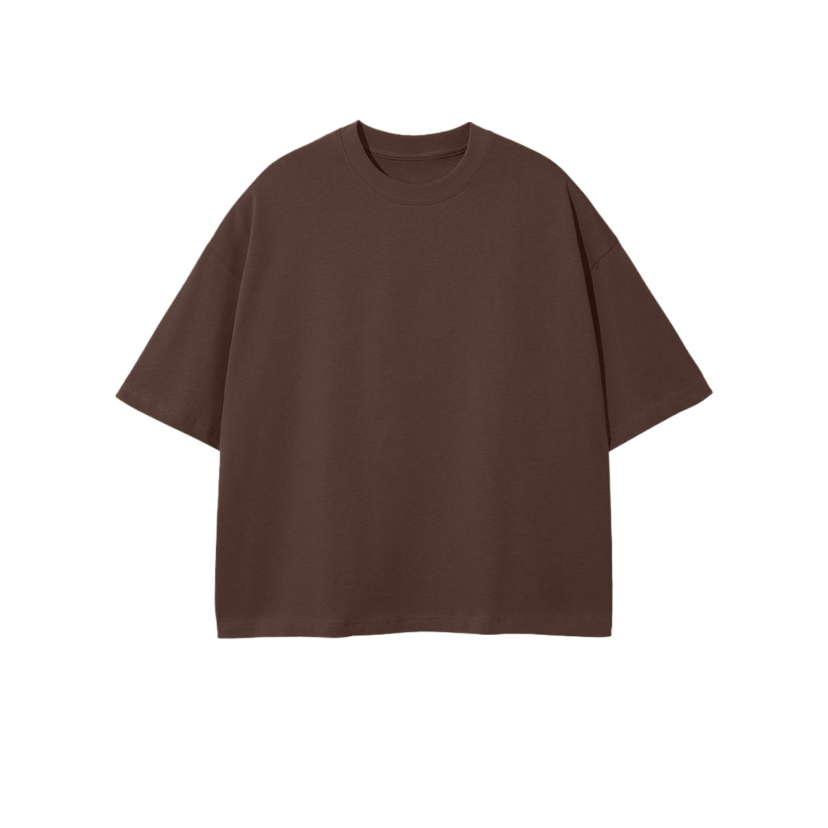 Unisex Heavyweight 100% Combed Cotton Cropped Oversized T-Shirt (250GSM)