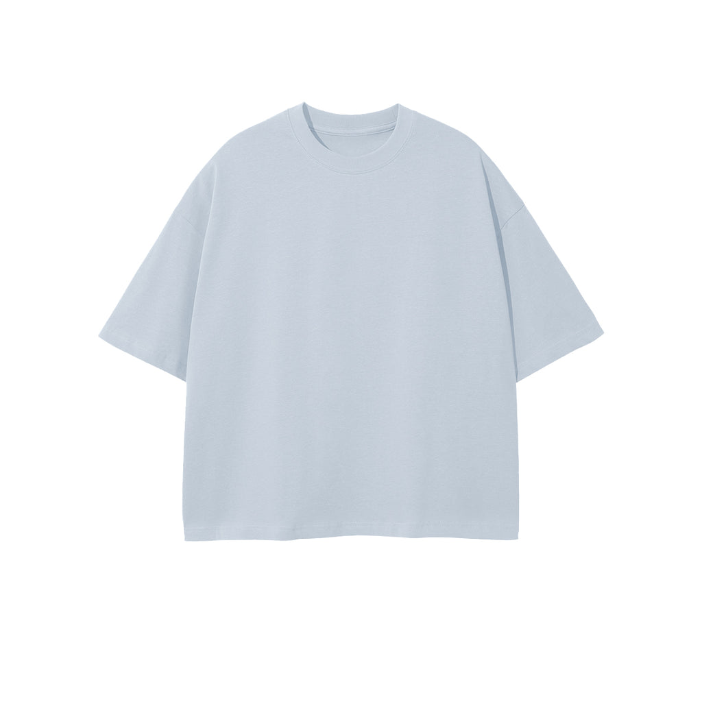 Unisex Heavyweight 100% Combed Cotton Cropped Oversized T-Shirt (250GSM)
