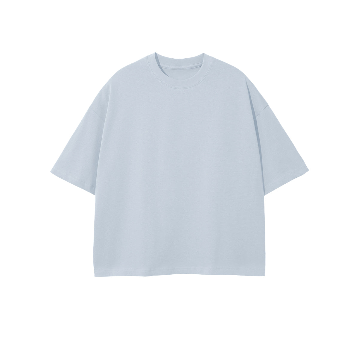 Unisex Heavyweight 100% Combed Cotton Cropped Oversized T-Shirt (250GSM)