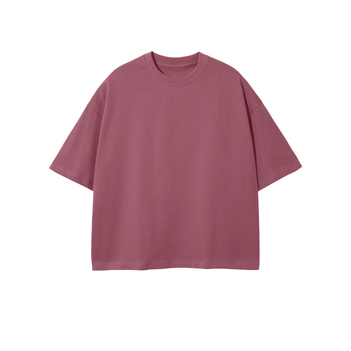 Unisex Heavyweight 100% Combed Cotton Cropped Oversized T-Shirt (250GSM)