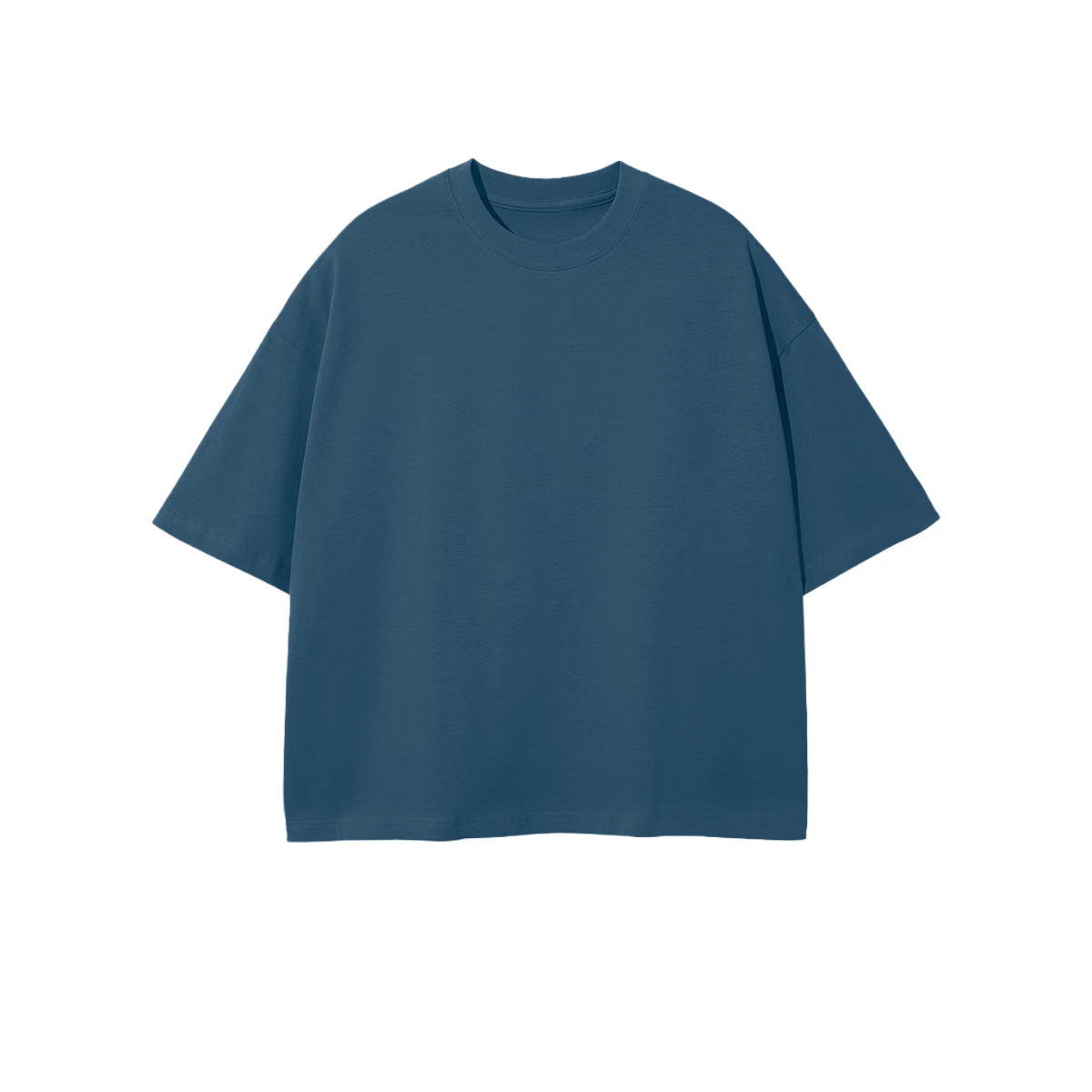 Unisex Heavyweight 100% Combed Cotton Cropped Oversized T-Shirt (250GSM)