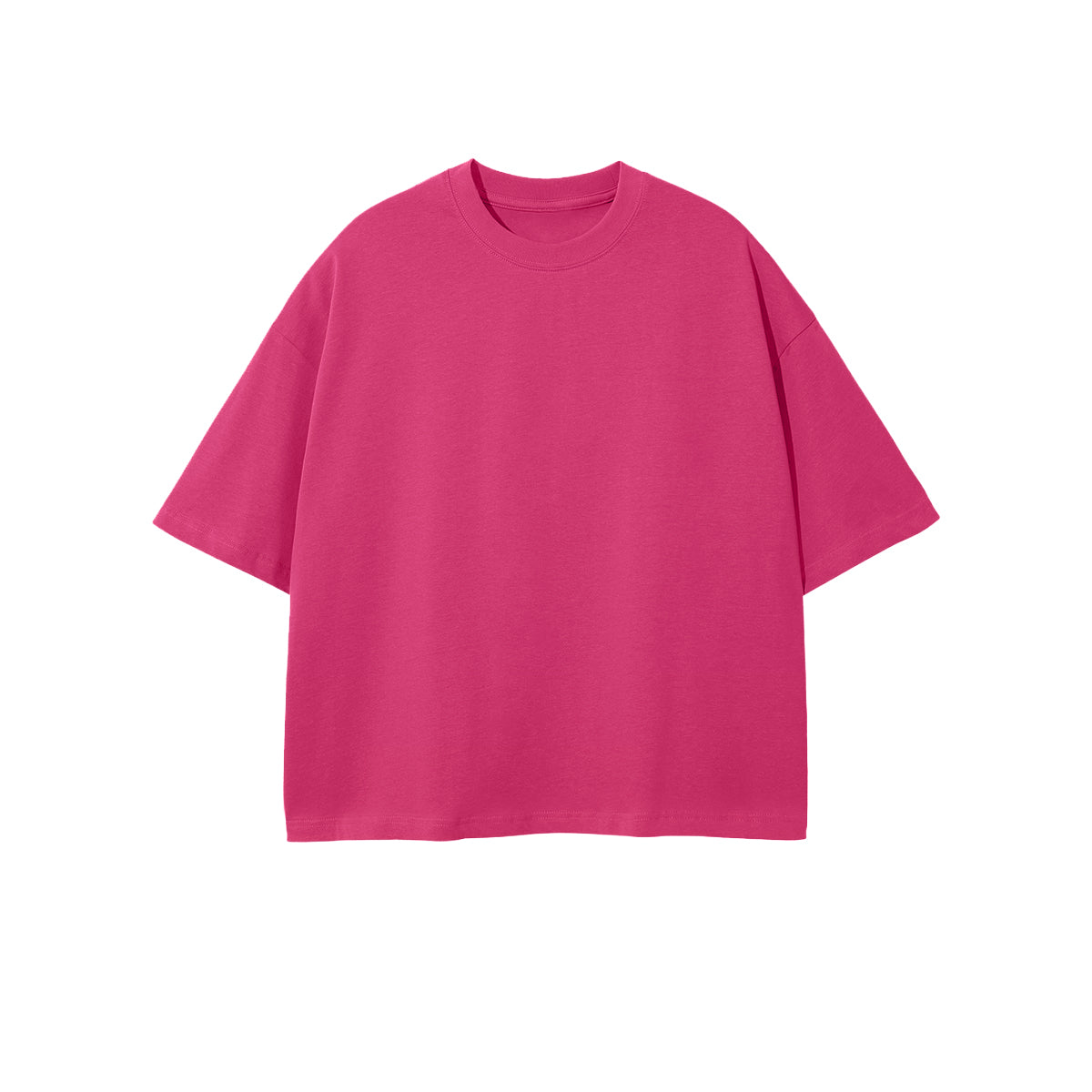 Unisex Heavyweight 100% Combed Cotton Cropped Oversized T-Shirt (250GSM)